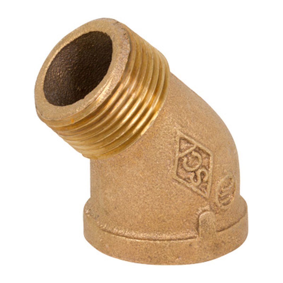 45 Street Elbow | Threaded Fitting | 125# | Bronze