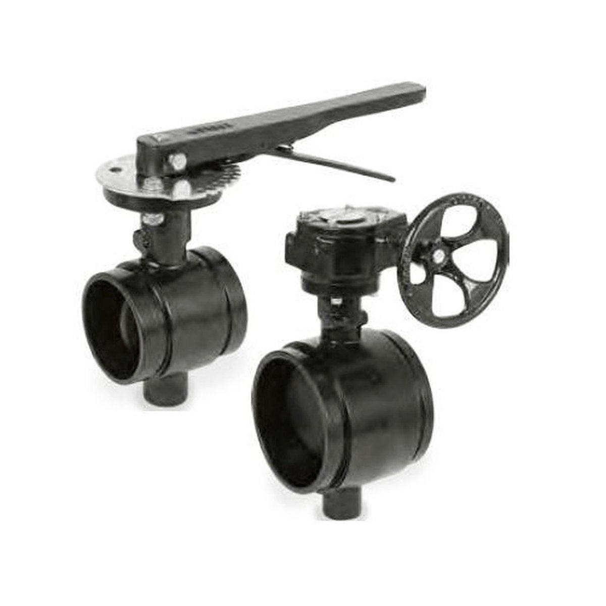 Mechanical Grooved Butterfly Valve | Gear Operator