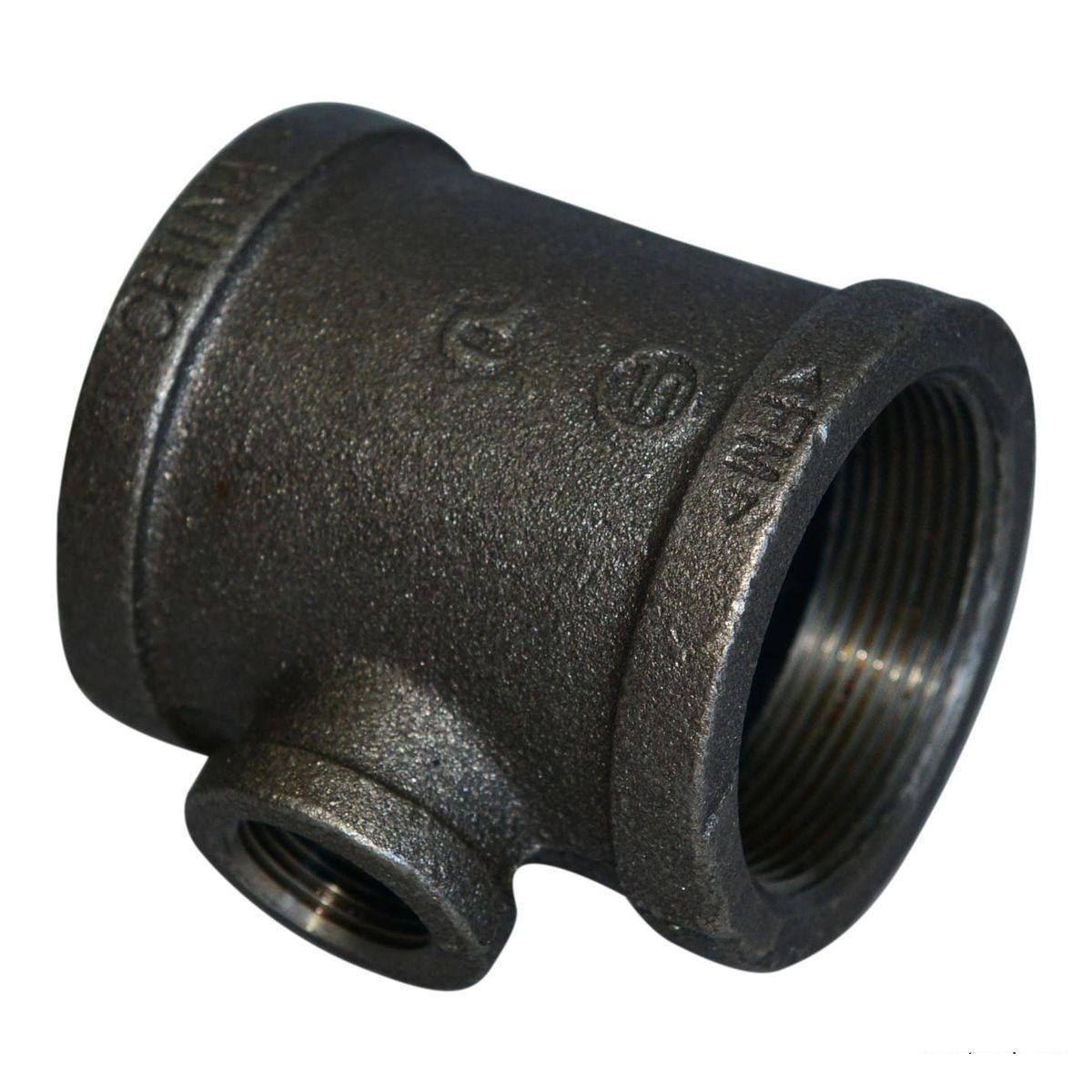 Reducing Tee | Threaded Fitting | Malleable Iron | Black | 150#