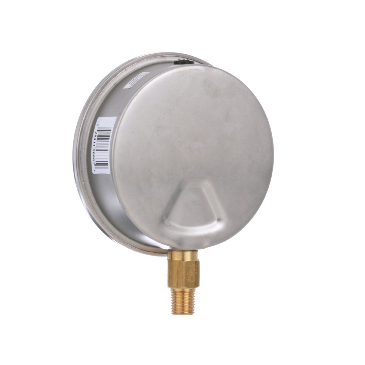 PFQ Gauge | 4in Dial | Lead Free Brass | Bottom Mount