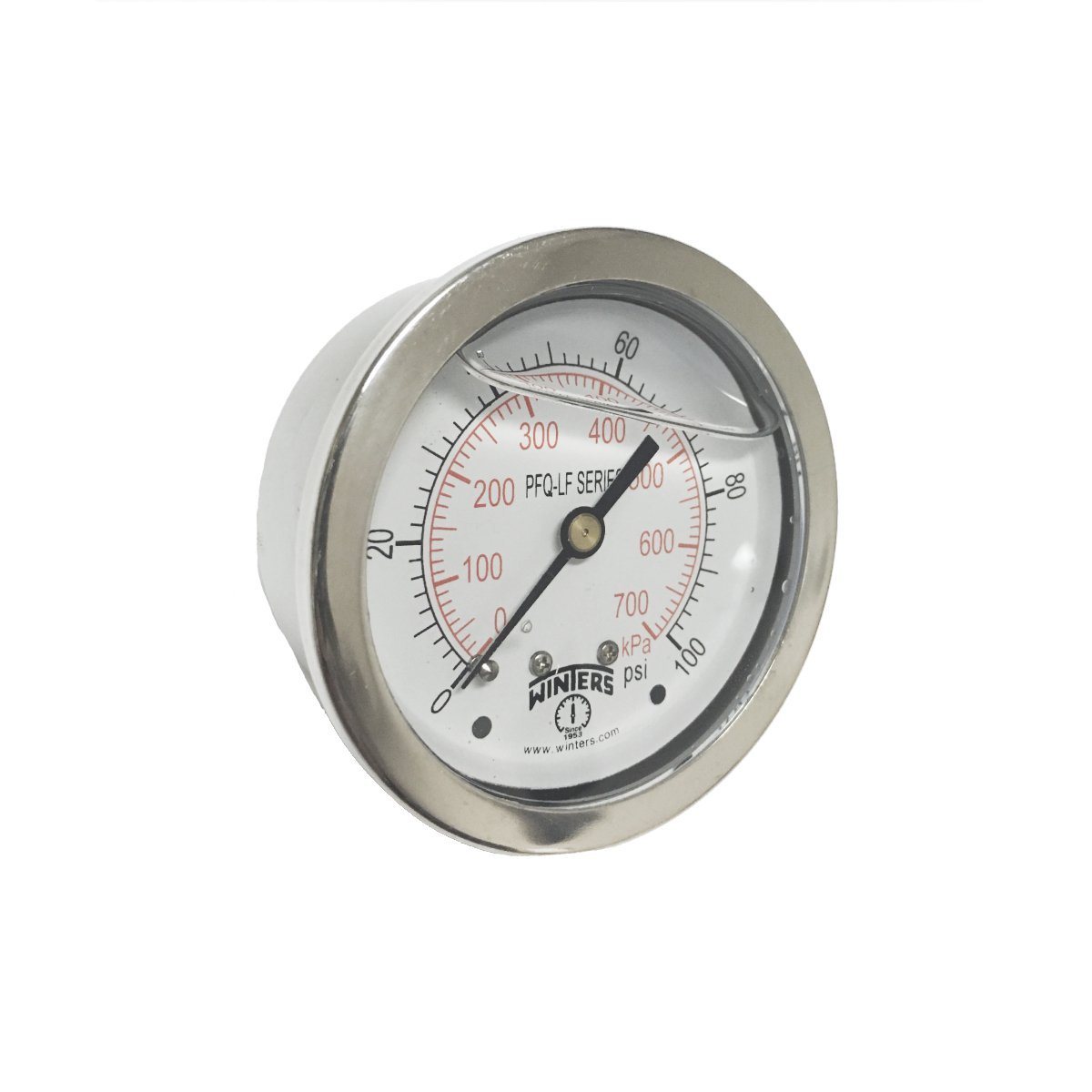 PFQ Gauge | 2.5in Dial | Lead Free Brass | Back Mount