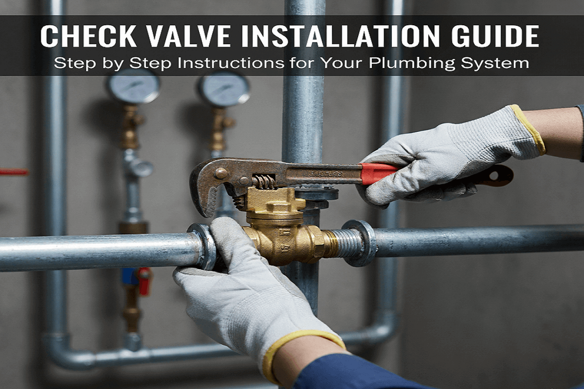 Check Valve Installation Guide