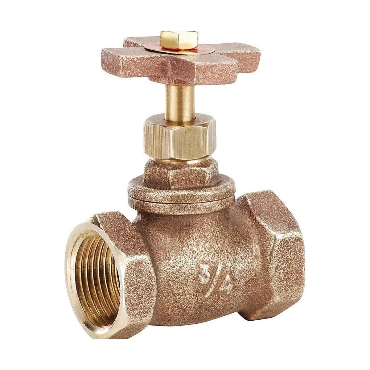 Style 201 | Stop Valve | Brass with Cross Handle
