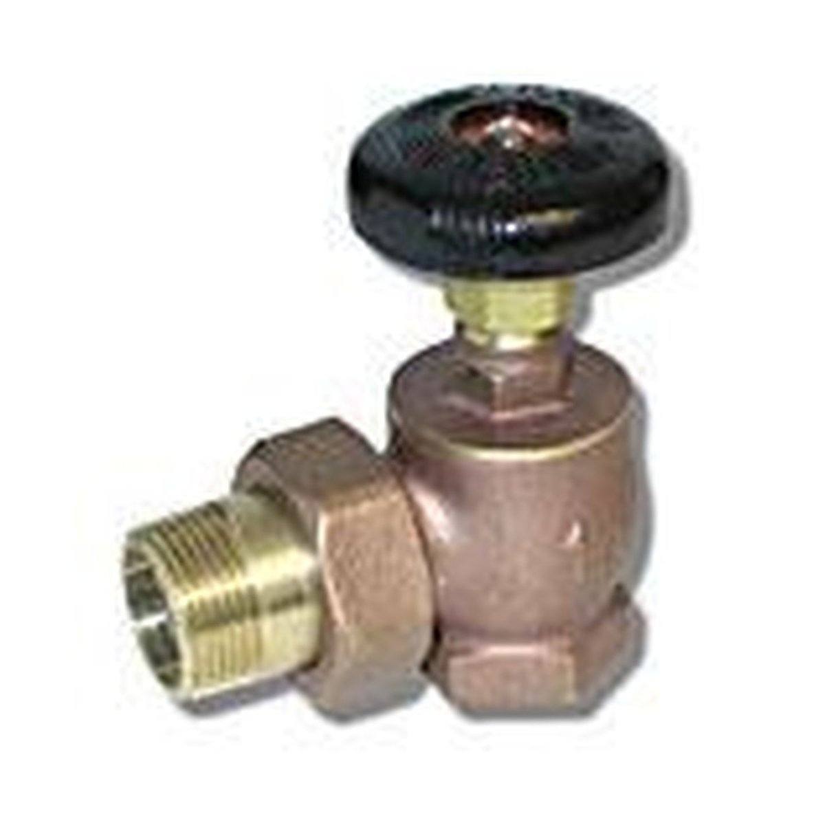 Style BARV | Steam Radiator Angle Valve | Brass | Heavy Pattern