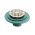 Style CISD | Shower Drain | Cast Iron | Heavy Duty | Bolt Down Ring | 2 in Chrome Plated Strainer