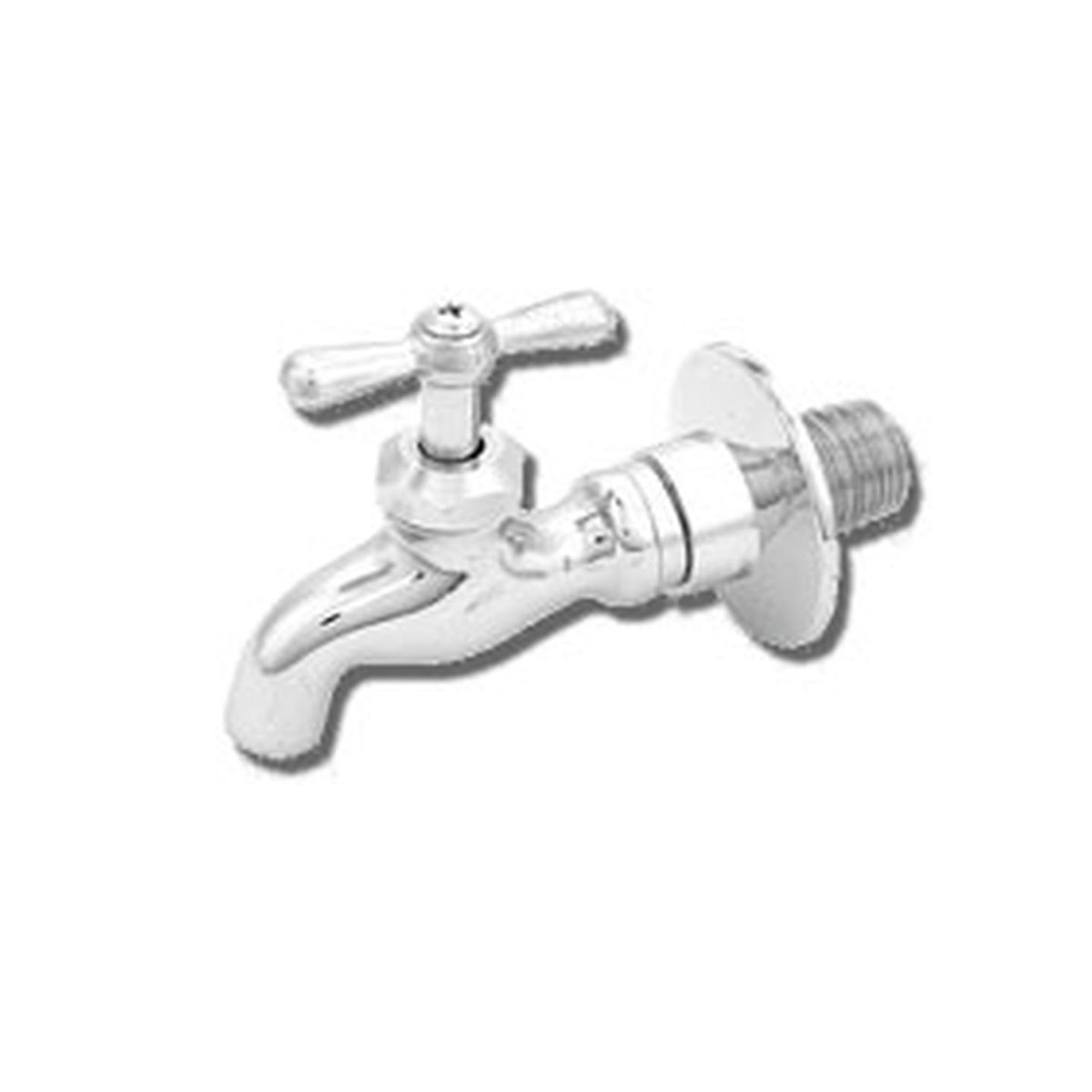 Style FY-681 | Hose Bibb | Lead Free | Chrome Plated | Plain End Adj. Flange