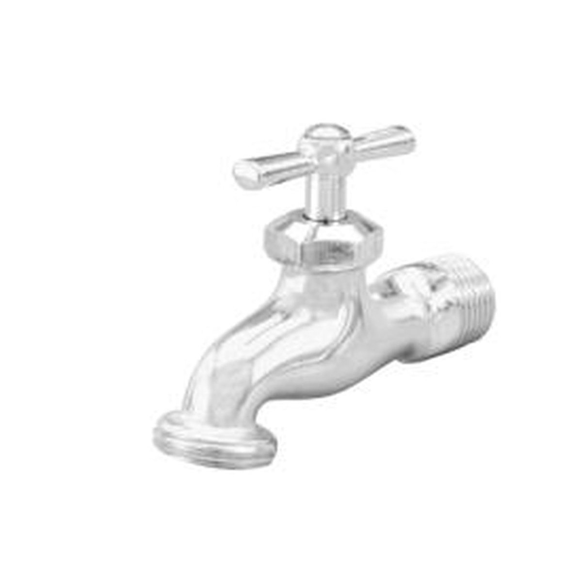 Style FY-691 | Hose Bibb | Lead Free | Chrome Plated | Plain End | MIP Inlet