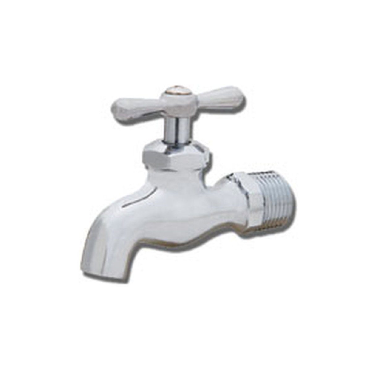 Style FY-691 | Hose Bibb | Chrome Plated | Plain End MIP Inlet