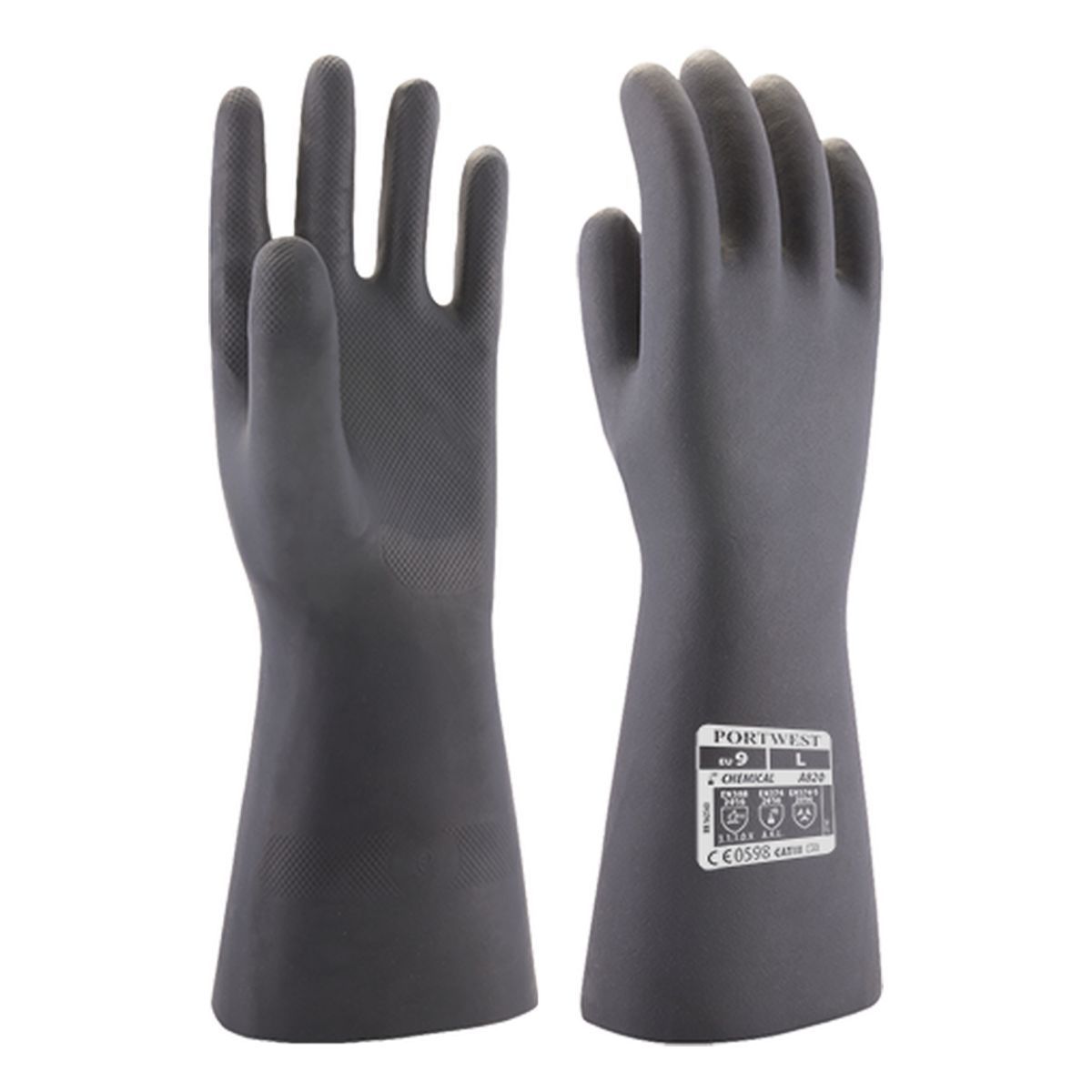 Style A820 Style A820 Neoprene Chemical Gauntlet-1