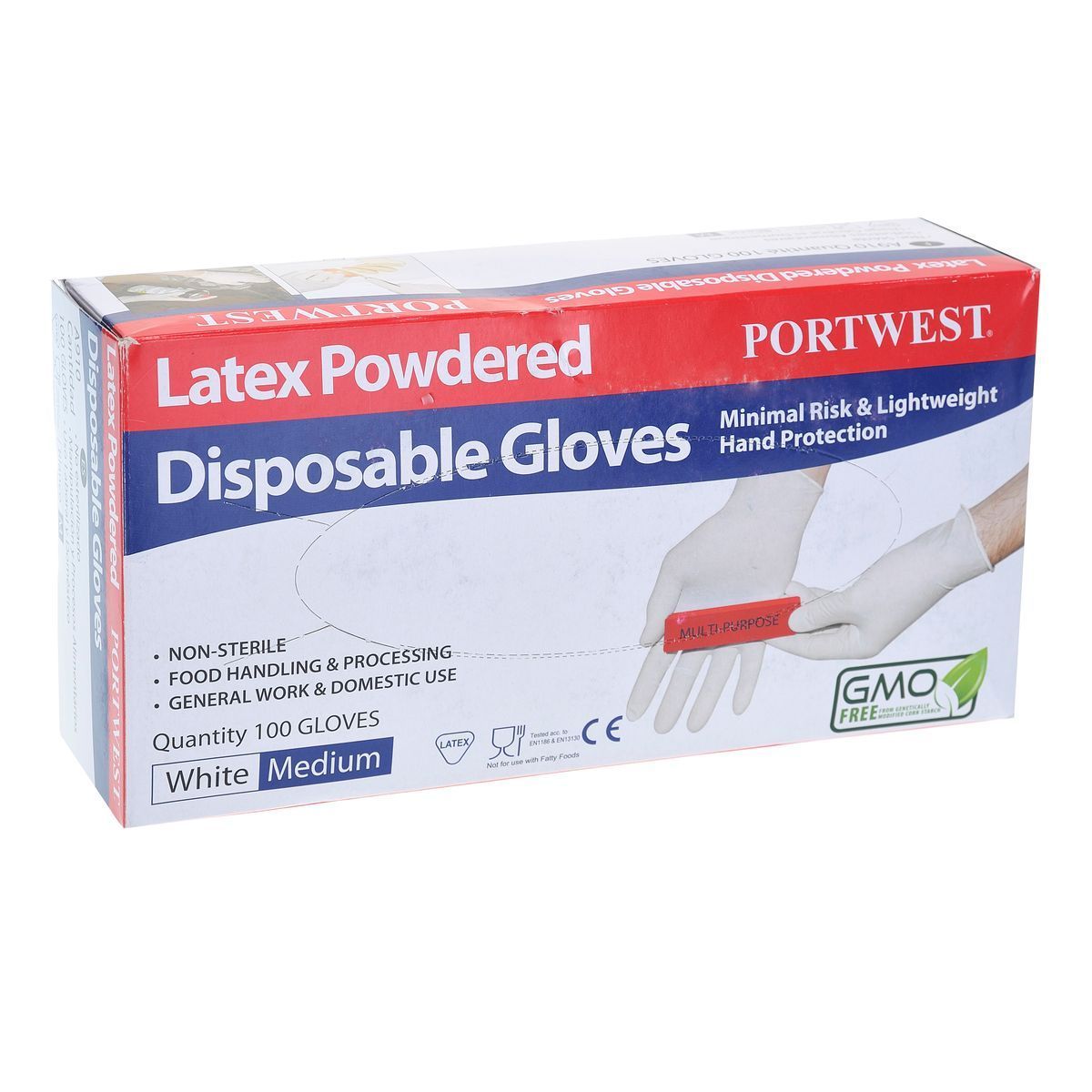 Style A910 Latex Gloves Powdered Pk100-2