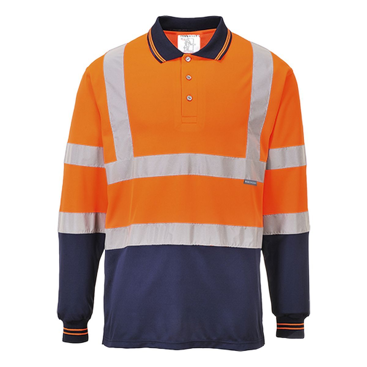 Style S279 | Two-Tone Long Sleeved Polo