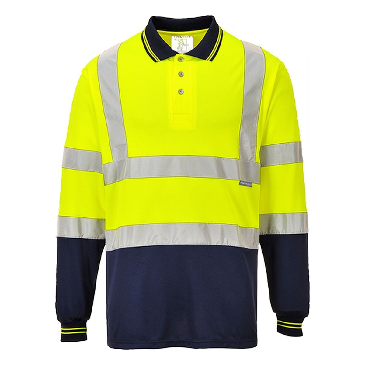 Style S279 | Two-Tone Long Sleeved Polo