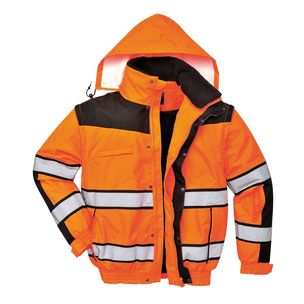 Style UC466 | Hi-Vis Classic Bomber Jacket