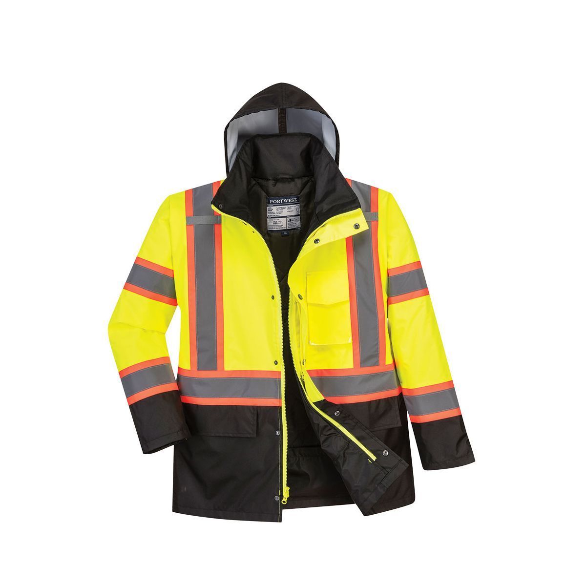 Style US369 | Hi-Vis Contrast Traffic Jacket