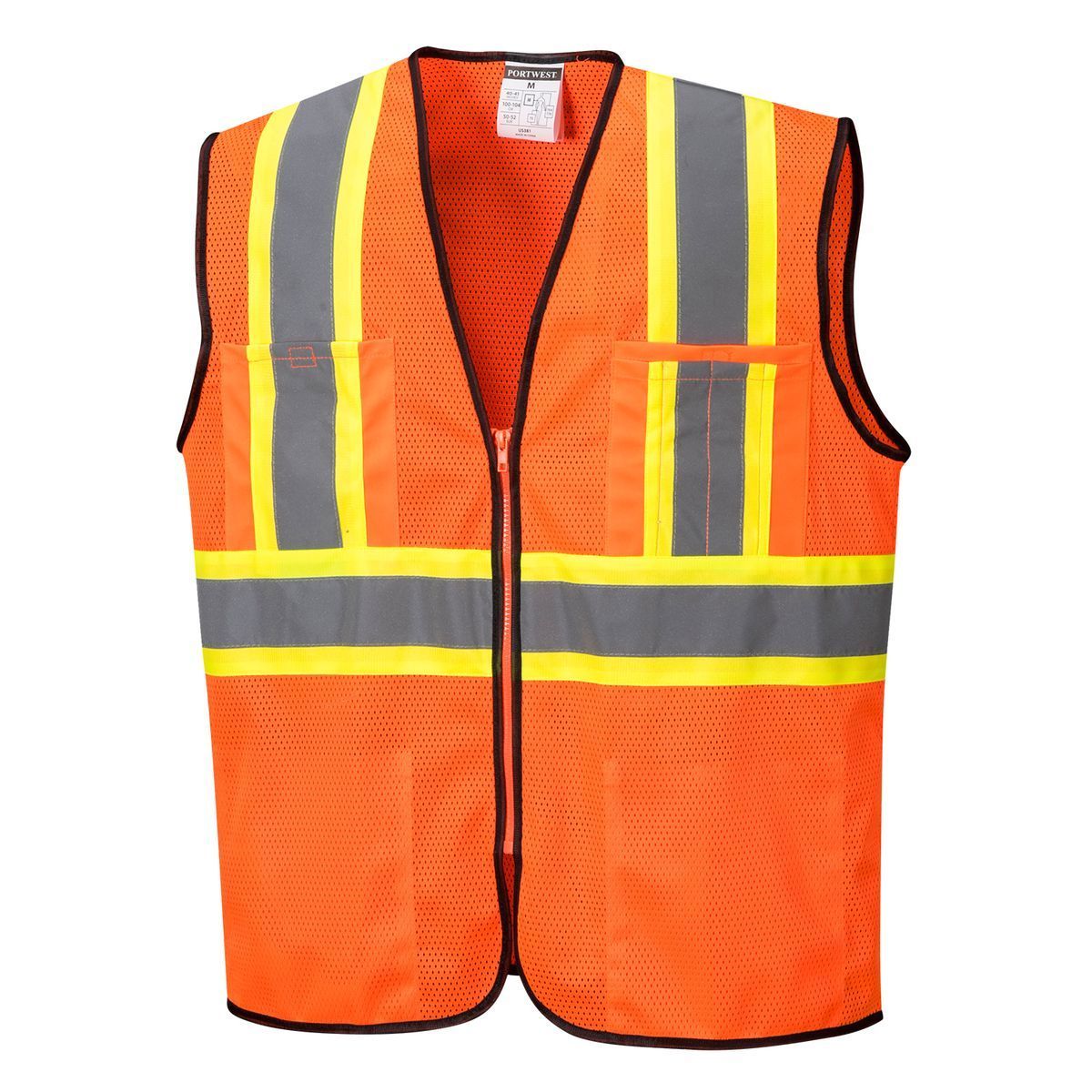 Style US381 | Frisco Contrast Hi-Vis Vest