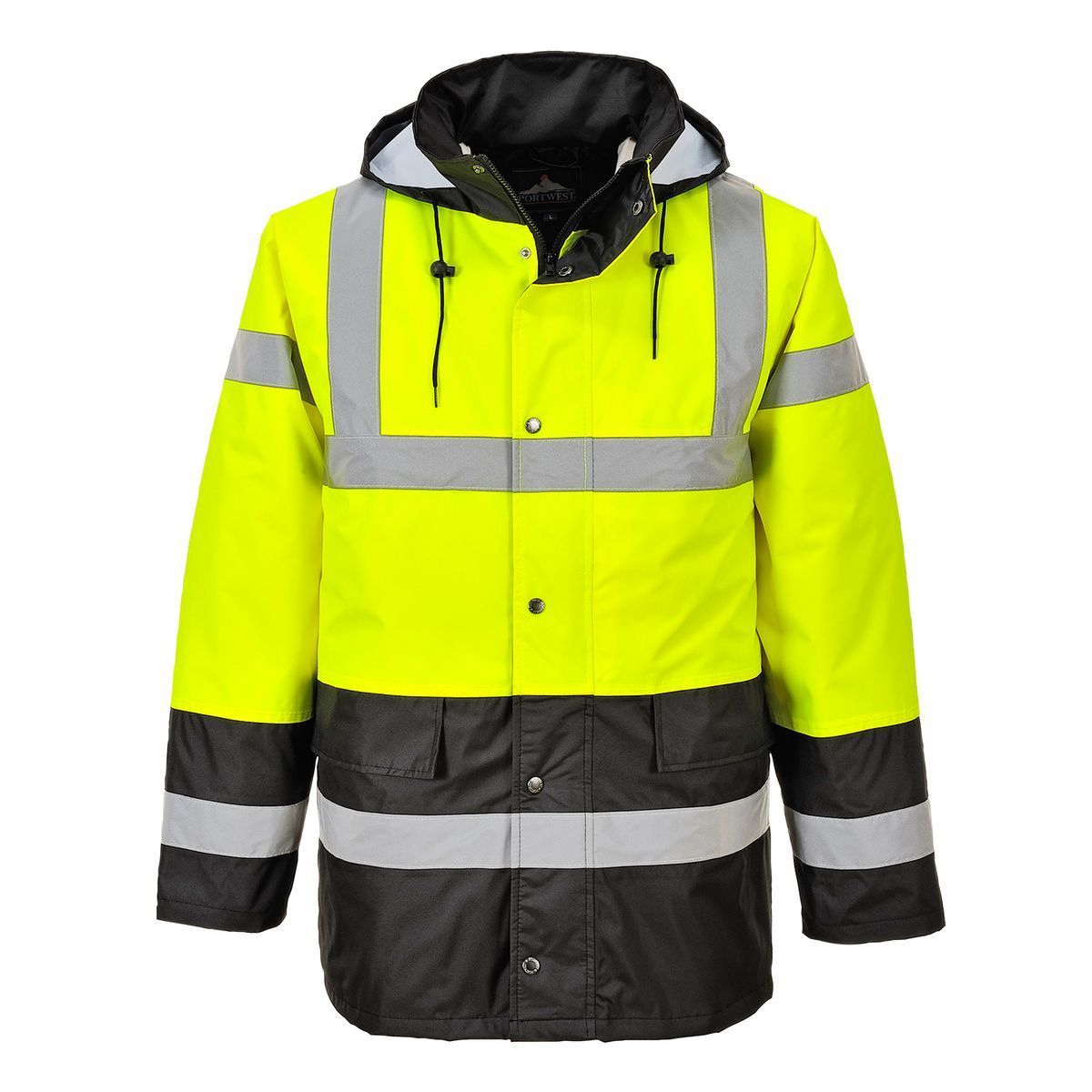 Style US466 HiVis Contrast Traffic Jacket-2