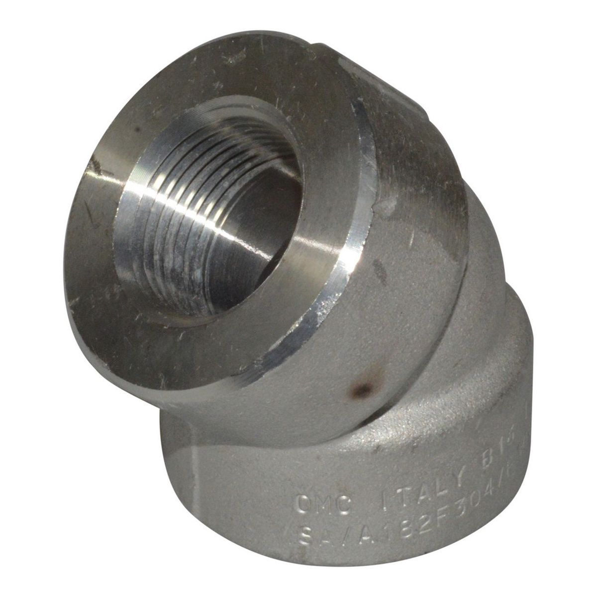 45 Elbow | Threaded Fitting | SS304 | Domestic