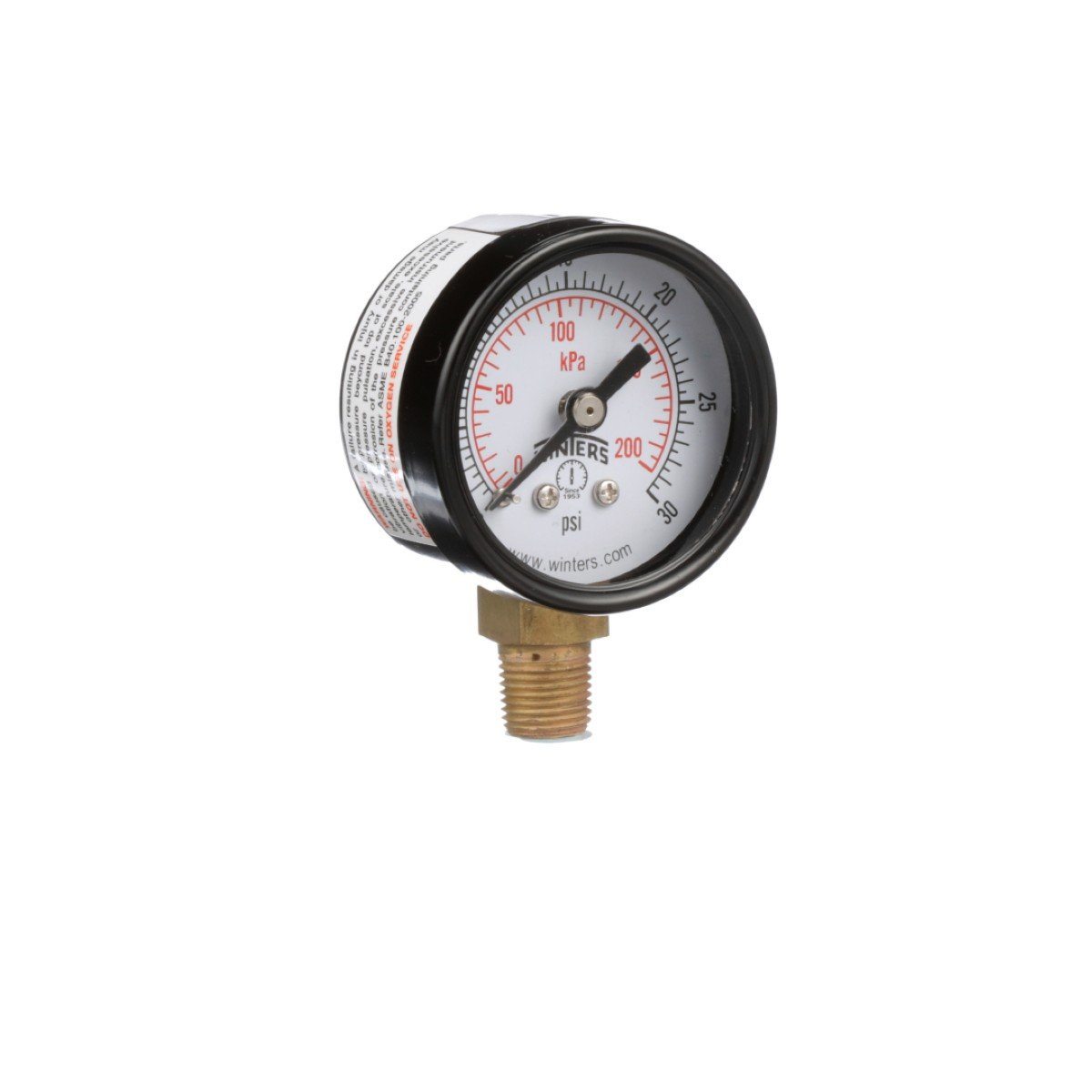 PEM Gauge | 1.5in Dial | Bottom Mount