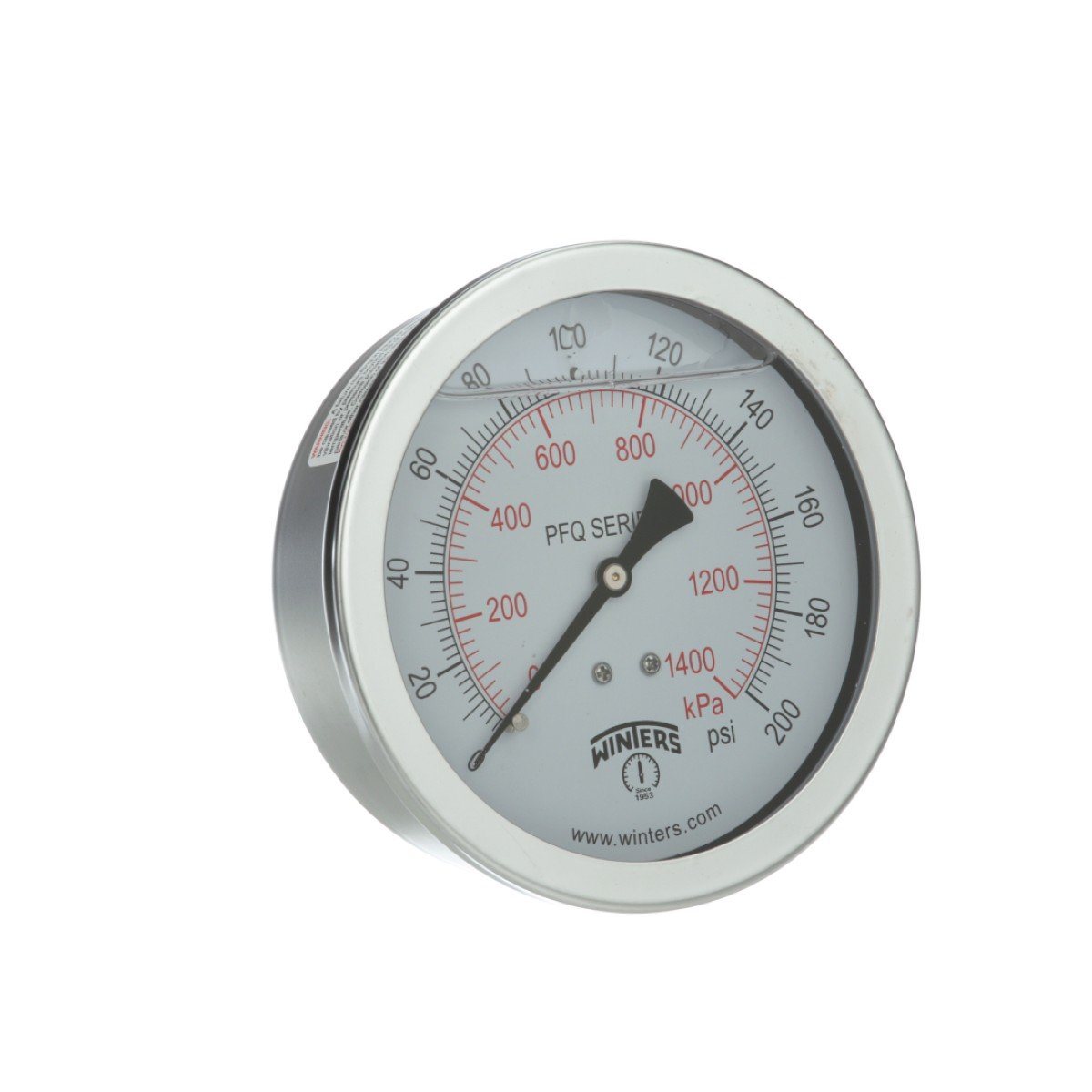 PFQ Gauge | 4in Dial | Back Mount