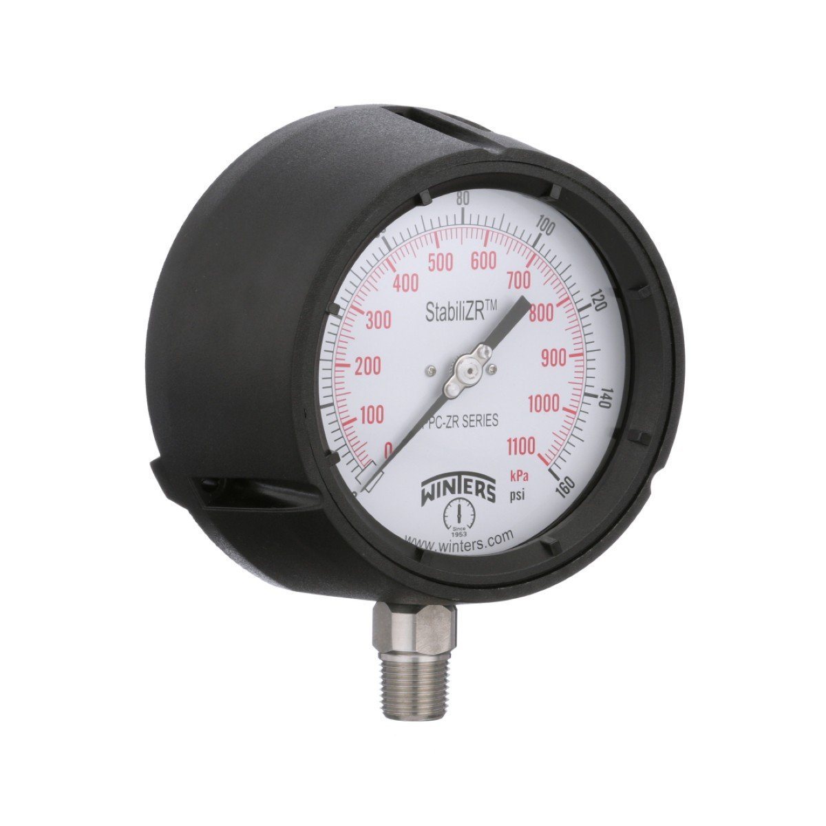 PPC-ZR Gauge | 4.5in Dial | Bottom Mount