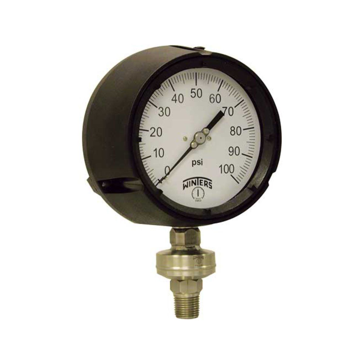 PTR Gauge | 4.5in Dial | Bottom Mount